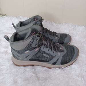 Size 7.5 Women's KEEN Terradora 2 Mid Waterproof Hiking Shoes Dusty Olive